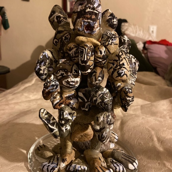 Homemade African or Myan sculpture Art - Picture 5 of 12